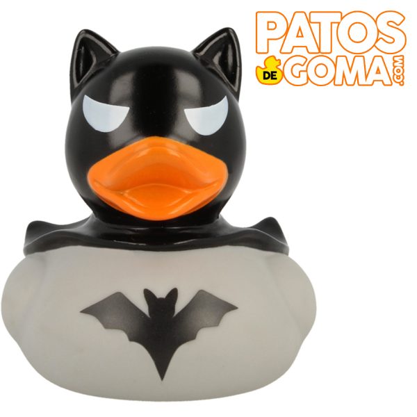 pato de goma batpato gris