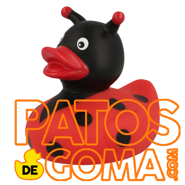 pato de goma mariquita