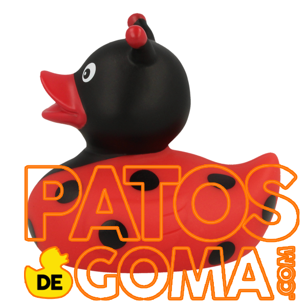 pato de goma mariquita