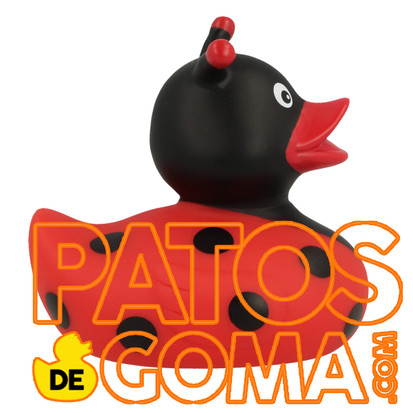 pato de goma mariquita