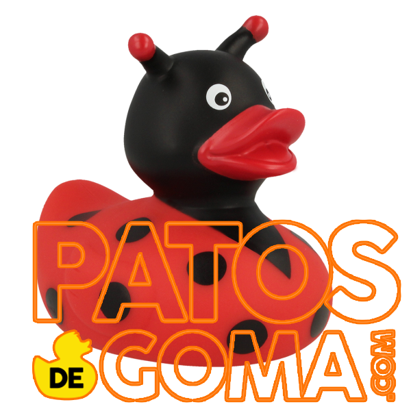 pato de goma mariquita