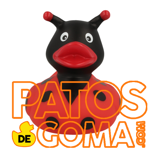 pato de goma mariquita